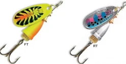 Cuiller Blue Fox Vibrax Fluorescent N° 4