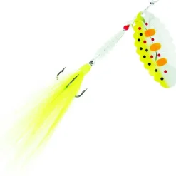 Cuiller Tournante Suissex XL Bucktail Chartreuse Amago - n°5