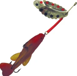 Cuiller Tournante Suissex Vaironée Rouge Argent