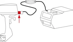 Embout moteur mâle Plastimo - Tohatsu