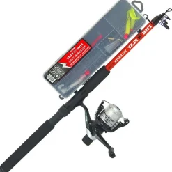 Ensemble SERT  Pêche au lancer | Kit Fish ’N Play Telespin 2105 + 201Rd + Box