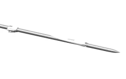 Flèche à ergots Omersub pour Roller E.T Ø 7.00 mm