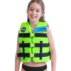 Gilet enfant Jobe nylon 50N 30-40kg | Vert citron