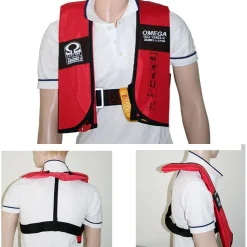 Gilet gonflable Lalizas Omega 275N automatique + harnais