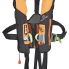 Gilet gonflable Plastimo SL 180N hydrostatique orange + harnais