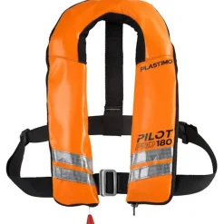 Gilet gonflable Plastimo Pilot pro 180 Automatique Pro sensor Orange sans Harnais