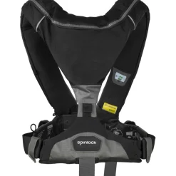 Gilet gonflable Spinlock 6D Deckvest 170 N Automatique Noir
