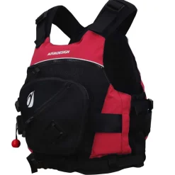 Gilet kayak Aqua Design Upano Moniteur Rouge