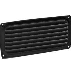 Grille d'aeration Nuova Rade Noir 20 X 10 cm