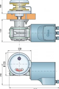 Guindeau électrique vertical Quick Marine Rider