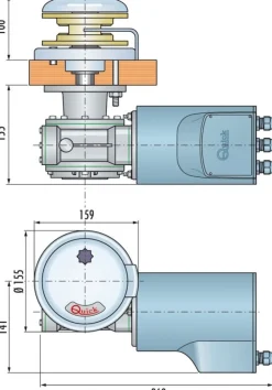Guindeau électrique vertical Quick Marine Rider