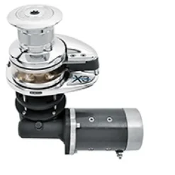 Guindeau vertical Lofrans X3 Bronze chromé  1700W - 12V - Barbotin 8mm - Avec poupée