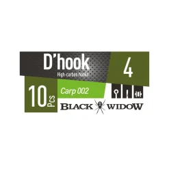 Hameçon Simple Daiwa D'Hook Black Widow Carp 002
