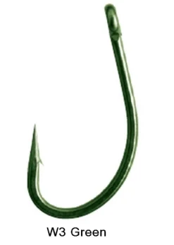 Hameçons Carpe Elitech Prowess W3 Green x 10