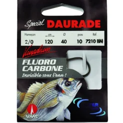 Hameçons montés Water Queen Fluorocarbone spécial daurade 7210 BN 150 cm