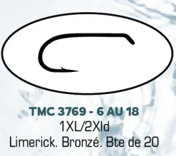 Hameçons mouche TMC 3769
