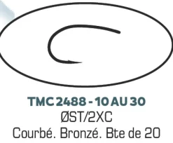 Hameçons mouche TMC 2488