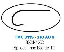 Hameçons mouche TMC 811S