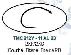 Hameçons mouche TMC 212Y