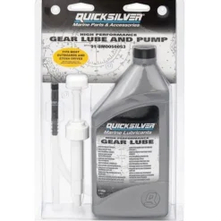 Huile d'embase Quicksilver High Performance SAE 90 1L avec pompe