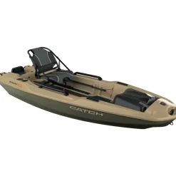 Kayak de pêche Pelican Catch PWR 100 Khaki OCCASION GRADE B