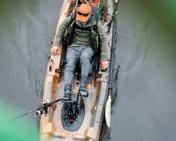 Kayak de pêche Pelican The Catch 130 HD II Light Khaki