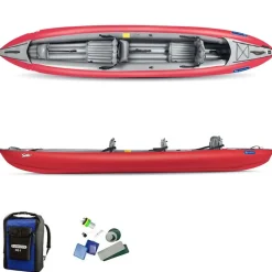 Kayak gonflable Gumotex Solar 019 Rouge | 3 places