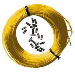 Kit fil nylon Epsealon Jaune 25m (180/100 ème) + 10 sleeves