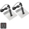 Kit flaps Lectrolab 230X460 mm pelles Inox avec commutateur LED 12V