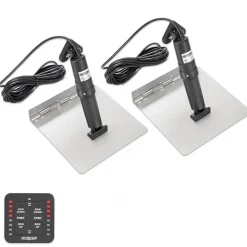 Kit flaps Lectrolab 230X460 mm pelles Inox avec commutateur LED 12V