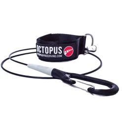 Lanyard Octopus Freediving Compétition Noir 120 cm