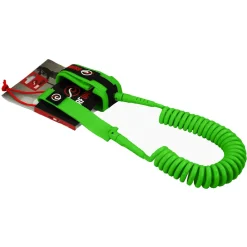 Leash paddle renforcé Surf United Premium universel 10.0 Vert