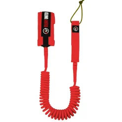 Leash paddle renforcé Surf United Premium universel 10.0 Rouge