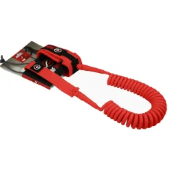 Leash paddle renforcé Surf United Premium universel 10.0 Rouge