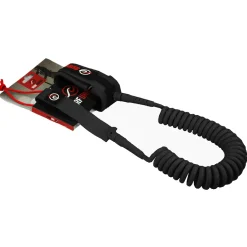 Leash paddle renforcé Surf United Premium universel 10.0 Noir