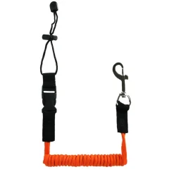 Leash pagaie et canne pêche Rockside avec mousqueton
