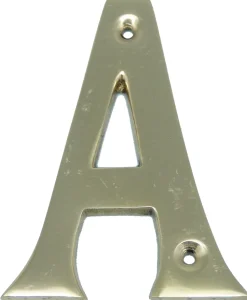 Lettre Décomarine en laiton hauteur 5cm