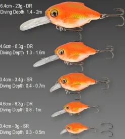 Leurre Savage Gear 3D Crucian Crank 3,4 cm 3 g