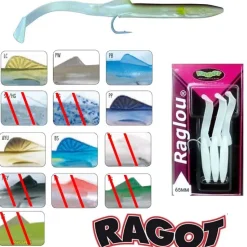 Leurre Souple Ragot Raglou 160 mm par 3