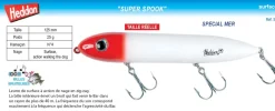Leurre Super Spook Heddon 125 mm