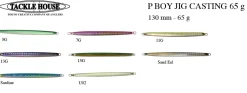 Leurre Tackle House P Boy Jig Casting 65
