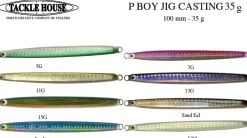Leurre Tackle House P Boy Jig Casting 35