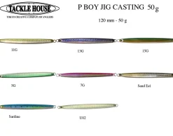 Leurre Tackle House P Boy Jig Casting 50
