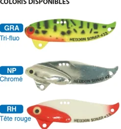 Leurres de pêche Heddon Sonar 6 cm