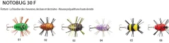 Leurres Sakura de surface Notobug 3 cm 3,5 gr