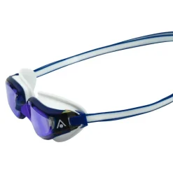 Lunettes natation Aquasphere Fastlane - Effet Miroir Bleu Titane