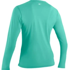 Lycra femme manches Longue O'Neill Basic Skins Sun Shirt Turquoise