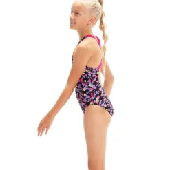 Maillot de bain Allover Medalist Speedo Black/Rose Violet/Miami Lilac/Sunblaze