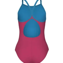 Maillot de bain Arena Junior Light drop solid Rose