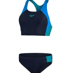 Maillot de bain Colourblock Splice 2PC Speedo Navy/Bondi Blue/Aquarium
